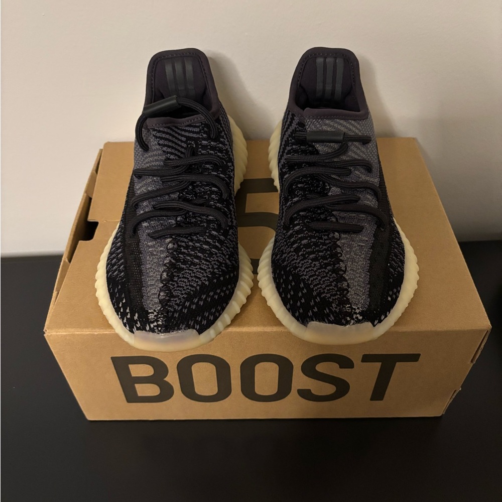 Adidas Yeezy Boost 350 V2 Black and Cream Sneakers